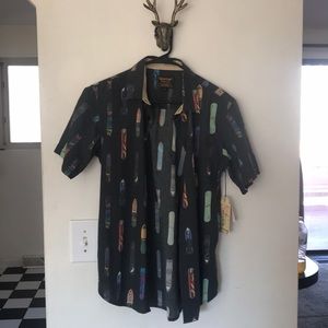 Burton Mens Small History of Burton button up